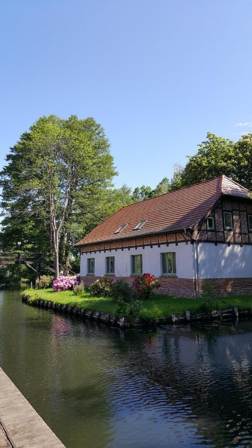 "Spreehof" Apartmenthaus In Lehde Lübbenau Exterior foto